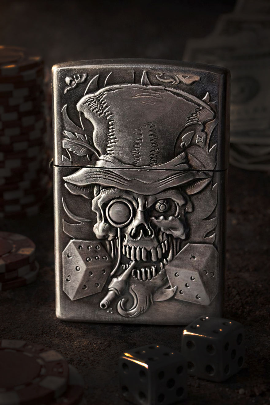 Zippo Calavera dados