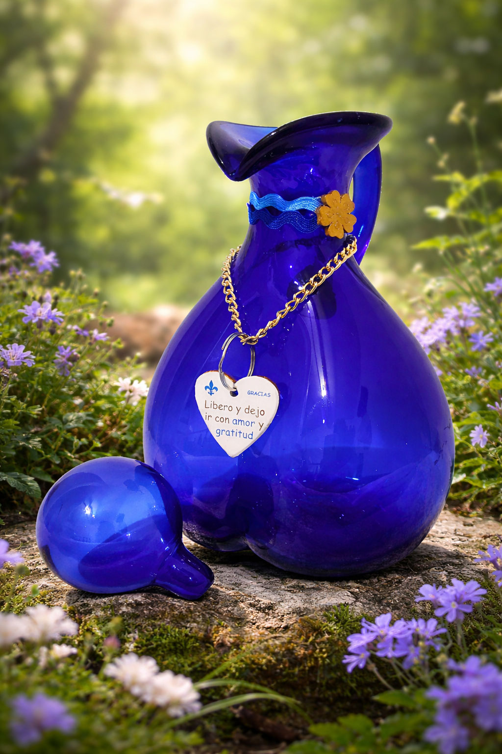 Jarra de vidrio azul v3.2
