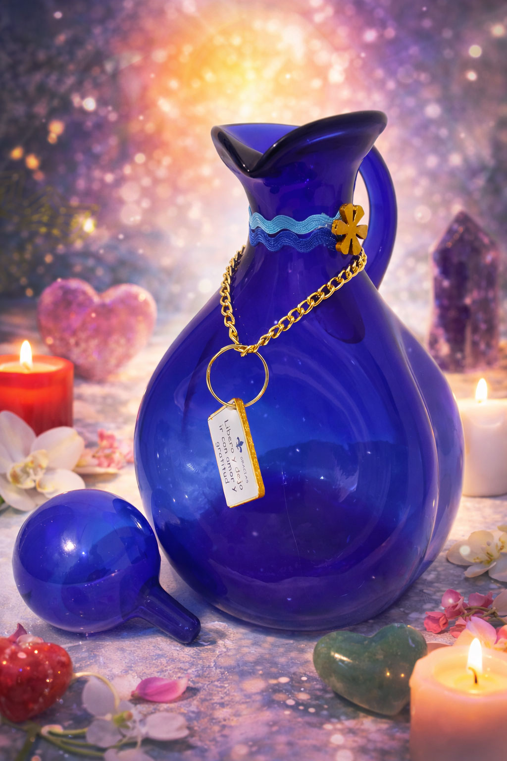 Jarra de vidrio azul v3.5
