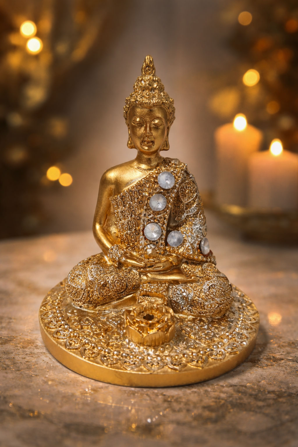 Quemador De Incienso Decorativo Zen Buda